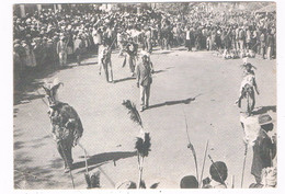 AFR-1398  The New Regiment, The MaNgana, Arrives At The Kgotla - Botswana