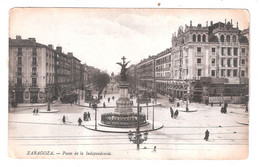 SPAIN ZARAGOZA PASEO DE LA INDEPENDENCIA USED SPAIN WITH SPANISH STAMP - Zaragoza