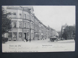 AK HOF Bayreuther Strasse 1904  ///// D*50318 - Hof