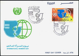 Egypt FDC FIRST DAY COVER 1999 INTERNATIONAL WOMEN DAY - Lettres & Documents