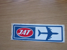 JAT Yugoslav Airlines Stickers - Autres & Non Classés