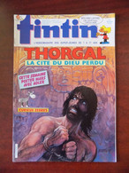 Tintin N° 3/1987 Couv. Thorgal + Poster Calendrier Adler ( Sterne ) - Tintin