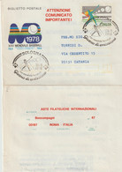 3-Sport-Baseball-Biglietto Postale XXV Mondiale Di Baseball-Annullo Speciale Bologna - Baseball