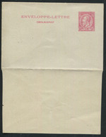 BELGIQUE - ENTIERS POSTAUX - ENVELOPPE LETTRE 10c ROUGE LEOPOLD II - NEUVE - SUP - Omslagbrieven