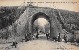 23-GUERET- PONT DU CHEMIN DE FER SUR LA ROUTE DE MAINDIGOUR - Guéret