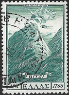 GREECE 1952 Air. Anti-Communist Campaign - 1,700d. 'Victory' Over Mountains FU - Used Stamps