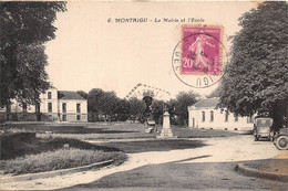 85-MONTAIGU- LA MAIRIE ET L'ECOLE - Montaigu