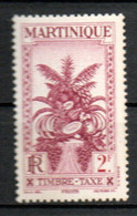 Col22  Martinique Taxe  N° 21 Neuf XX MNH  Cote 4,50 Euro - Strafport