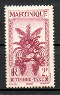 Col22  Martinique Taxe  N° 21 Neuf XX MNH  Cote 4,50 Euro - Impuestos