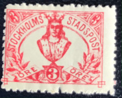 Sverige - Sweden - W1/27 - MNH - 1889 - Stockholms Stadspost - Lokale Uitgaven