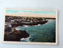 Carte Postale Ancienne : SANTO DOMINGO CITY : View From Near The Ozama River Or Sea - República Dominicana