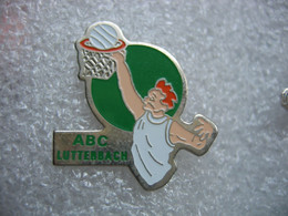 Pin's Du Club ABC Basketball De La Ville De LUTTERBACH (Dépt 68) - Basketball