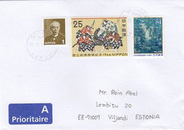 GOOD JAPAN Postal Cover To ESTONIA 2019 - Good Stamped: Art ; Person - Sonstige & Ohne Zuordnung