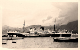 Calvi * Le CYRNOS Dans Le Port * Bateau Paquebot * Haute Corse 2B * Photo Ancienne Format Carte Photo 9x14cm - Calvi