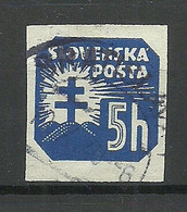 SLOVAKIA Slowakei 1939/41 Michel 55 O Zeitungsmarke Newspaper Stamp - Gebraucht