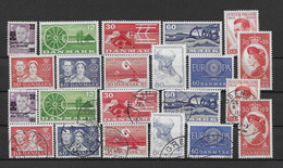Dänemark 1960 22 Werte ** + Gestempelt - Collezioni