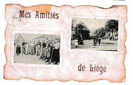 Mes Amitiés De Liège Cachet Valkenburg 1908 - Liege