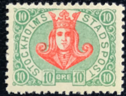 Sverige - Sweden - Zweden - W1/27 - MNH - 1887 - Stockholms Stadspost - Ortsausgaben