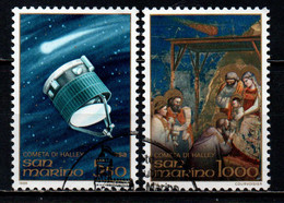 SAN MARINO - 1986 - PASSAGGIO DELLA COMETA DI HALLEY - USATI - Used Stamps