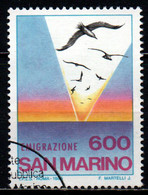 SAN MARINO - 1985 - EMIGRAZIONE - USATO - Used Stamps