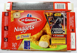 EMBALLAGE NUGGETS LE GAULOIS BOITE STAR WARS EPISODE III 2005 ( Sans Magnet ) - Objets Publicitaires