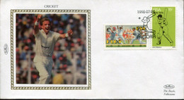 South Africa Südafrika Special Occasion Letter - Cricket - Silk Cover - FDC