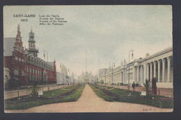 Gand / Gent Expo 1913 - Laan Der Natiën - Postkaart - Esposizioni