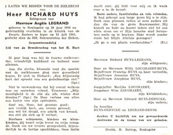 Richard Huys (1910-1965) - Andachtsbilder