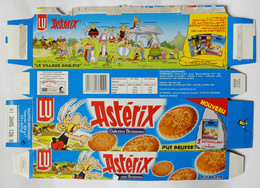 EMBALLAGE LU GALETTES BRETONNES BOITE ASTERIX 2004 AVEC SON AUTOCOLLANT (1) - Objets Publicitaires