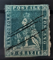 TOSCANA 1857/59 - Canceled - Sc# 13 - 2g - Tuscany