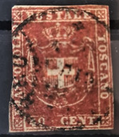 TOSCANA 1860 - Canceled - Sc# 21 - 40c - Toskana