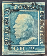SICILIA 1859 - Canceled - Sc# 13 - 2gr - Sizilien