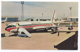 Post Card Britannia Airways Boeing 707 320C Long Range Jet Britannia Airways - 1946-....: Modern Tijdperk