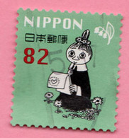 2018 GIAPPONE Fumetti Cartoni Animati Moomin  Mymble - 82 Y Usato - Used Stamps