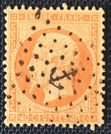 France Classique N° 23 Obl Ancre. Signé Calves - 1862 Napoleon III