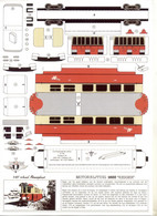 Maquette En Carton à Découper RTM MOTORRIJTUIG 1602 REIGER HO 1/87 RTM MUSEUM - Nerlandés