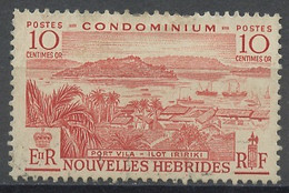 Nouvelles Hébrides - Neue Hebriden - New Hebrides 1957 Y&T N°176 - Michel N°184 (o) - 10c Port Villa Et îlot - Français - Gebraucht