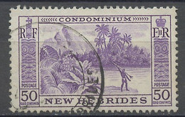 Nouvelles Hébrides - Neue Hebriden - New Hebrides 1957 Y&T N°193 - Michel N°183 (o) - 50c La Pêche - En Anglais - Usados