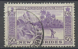 Nouvelles Hébrides - Neue Hebriden - New Hebrides 1957 Y&T N°193 - Michel N°183 (o) - 50c La Pêche - En Anglais - Used Stamps