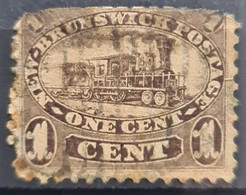 NEW BRUNSWICK 1860/63 - Canceled - Sc# 6a - 1c - Used Stamps