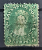 NEW BRUNSWICK 1860/63 - Canceled - Sc# 8a - 5c - Usati