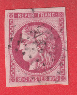 N°49 SIGNE BRUN - 1870 Uitgave Van Bordeaux