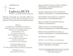 Ludovica Huys (1908-1994) - Devotion Images