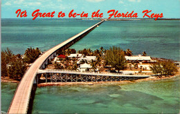 Florida Keys Seven Mile Bridge Over Pigeon Key 1971 - Key West & The Keys