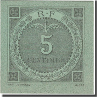 Billet, Algeria, 5 Centimes, 1916, TTB+ - Algerije