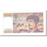 France, 20 Francs, Debussy, 1987, NEUF, Fayette:66.8, KM:151b - 20 F 1980-1997 ''Debussy''