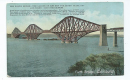 Postcard Rp Fife  Scotland  Forth  Bridge Unused  Philco Edinburgh - Fife