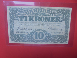 DANEMARK 10 KRONER 1948 Circuler (B.24) - Denemarken