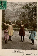 LA CORDE * Le Jeu De La Corde * Carte Photo * Jeu Jeux Game Games Enfants * 1909 - Andere & Zonder Classificatie