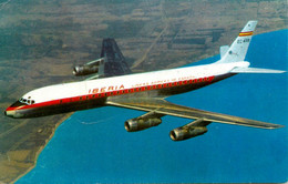 IBERIA Ibéria Lineas Aereas De Espana * CP * Avion Aviation Compagnie Aérienne * DOUGLAS DC-8 TURBOFAN - Andere & Zonder Classificatie